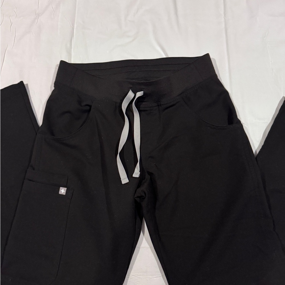 Black Jogger Pants with Drawstring